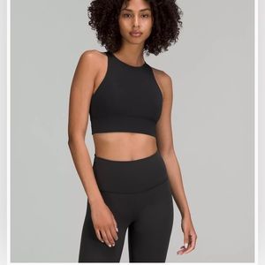 Lululemon Energy High neck sports bra- rust color size small